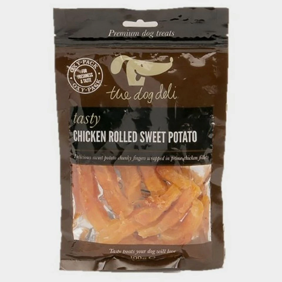 Dog Deli Chicken Rolled Sweet Potato 100g 3 Dog Deli Chicken Rolled Sweet Potato 100g