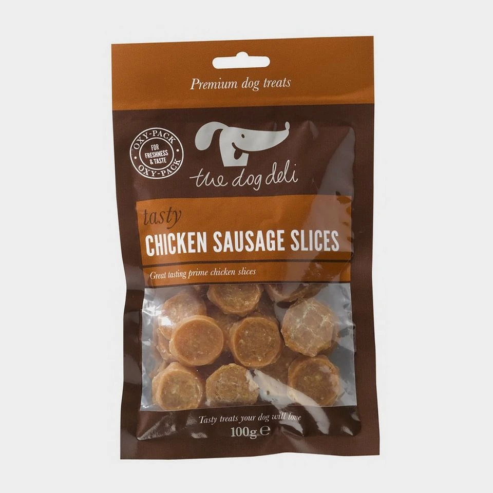 Dog Deli Chicken Sausage Slices 100g 3 Dog Deli Chicken Sausage Slices 100g
